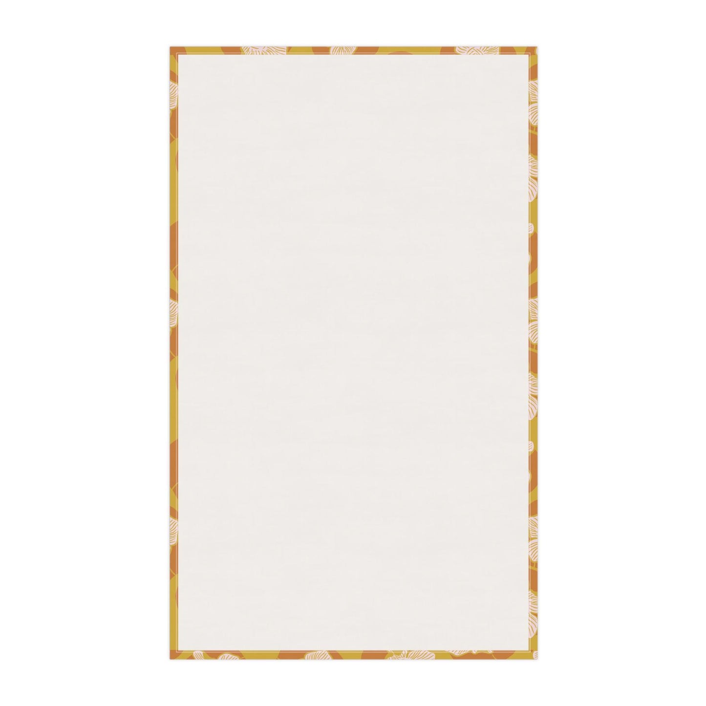 Mid-Century Modern Persimmon Tea Towel