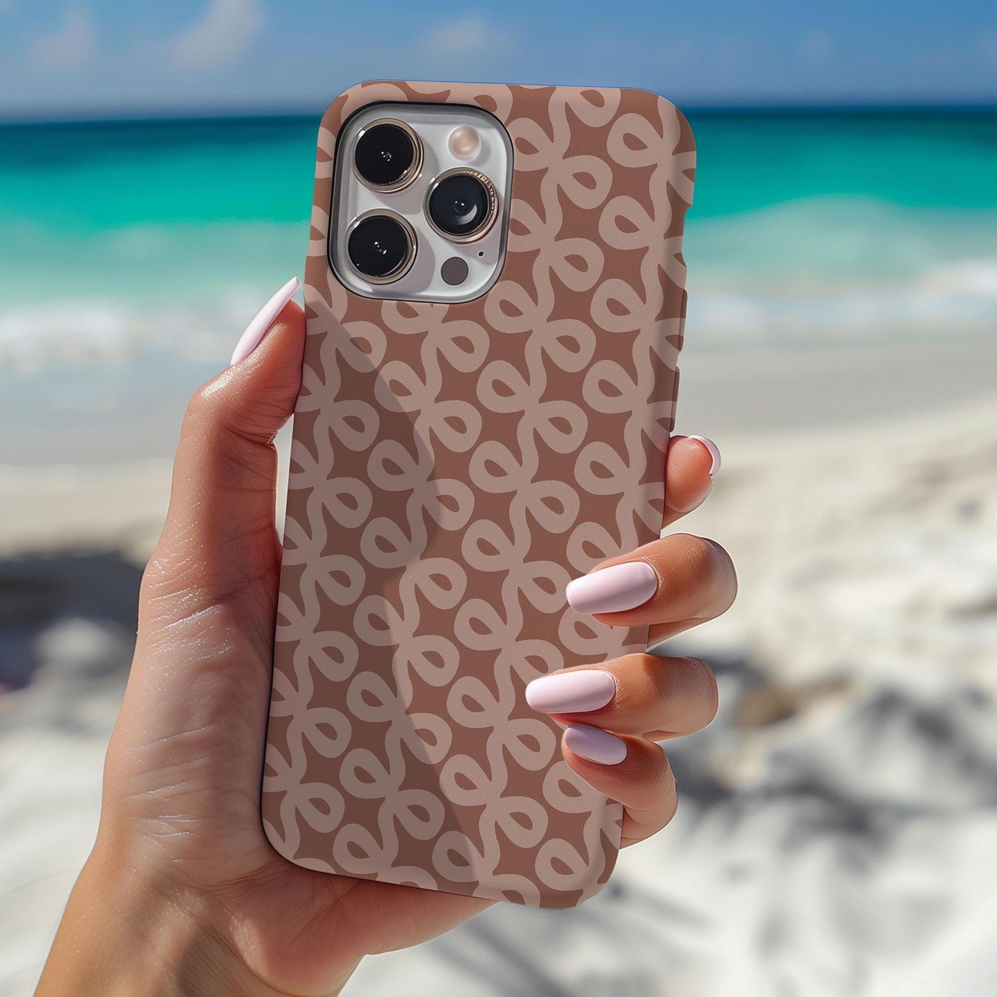 Geometric Squiggle iPhone Case