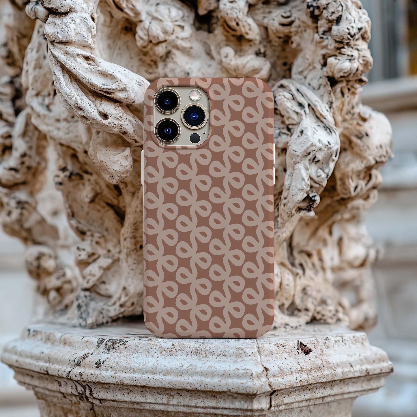 Geometric Squiggle iPhone Case