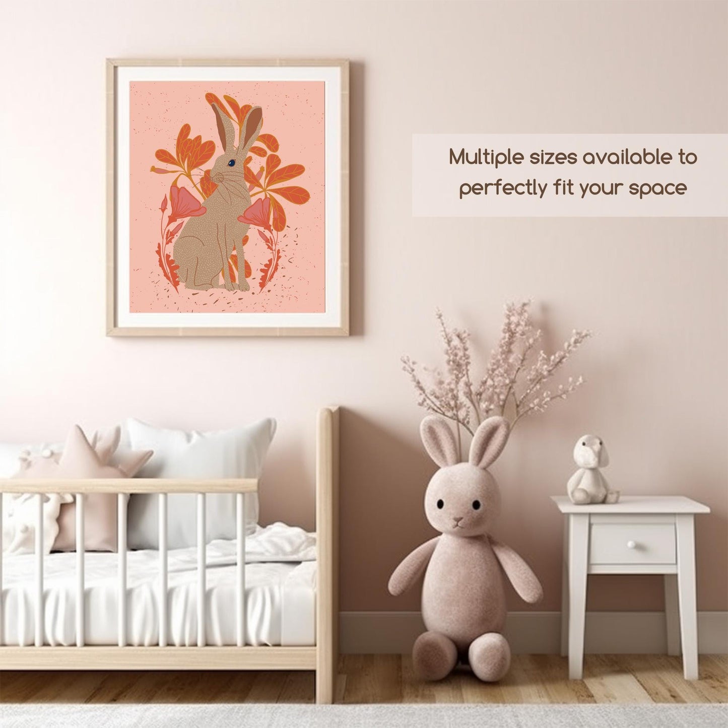Woodland Rabbit Wall Art