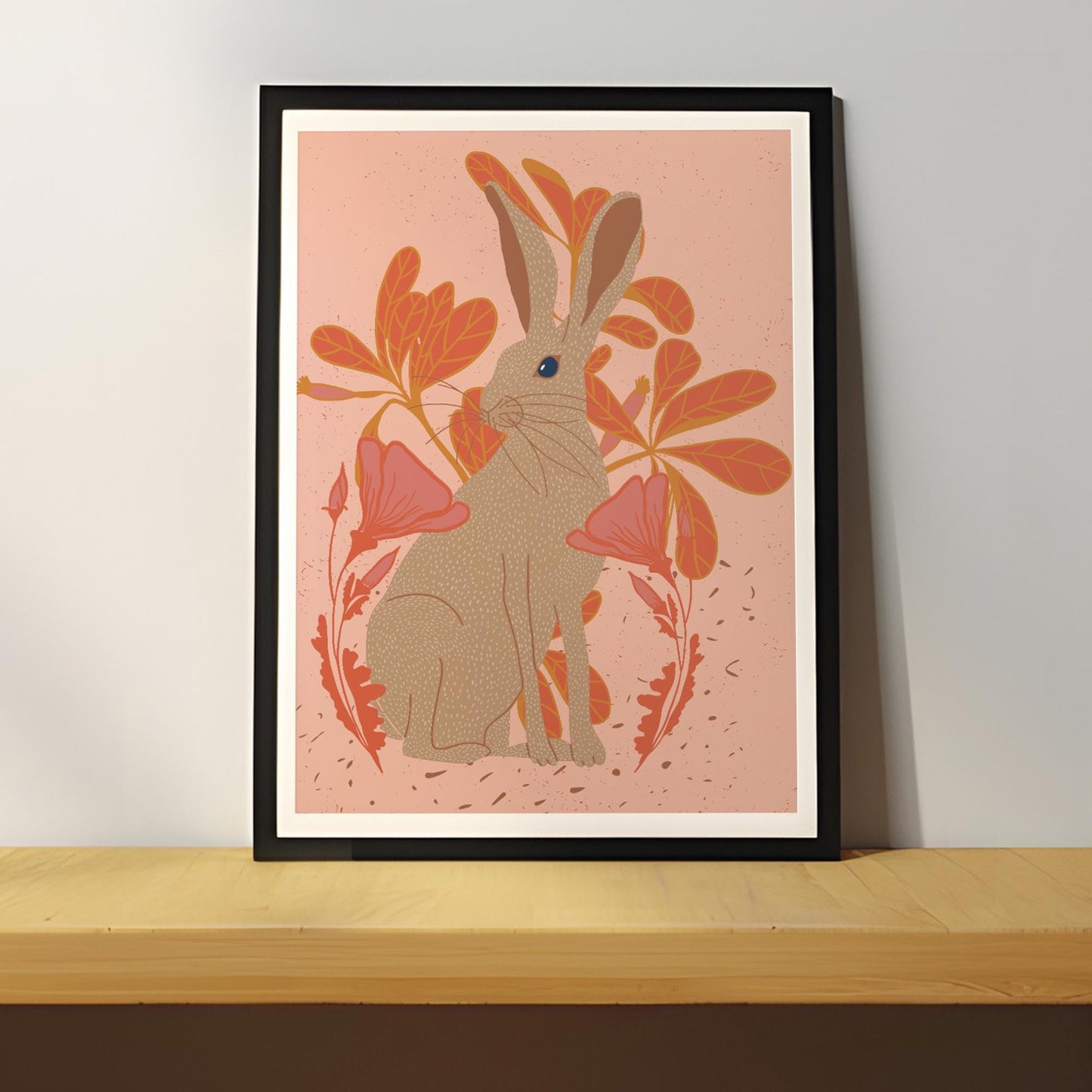 Woodland Rabbit Wall Art