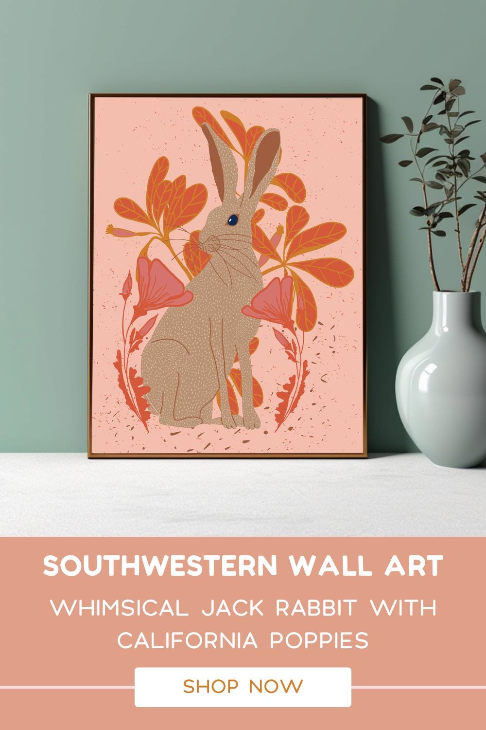 Woodland Rabbit Wall Art