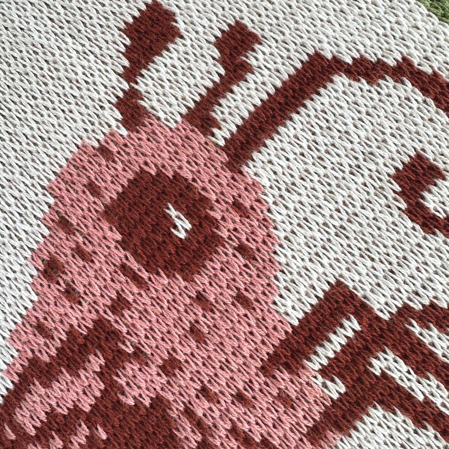Organic Cotton Knit Throw Blanket