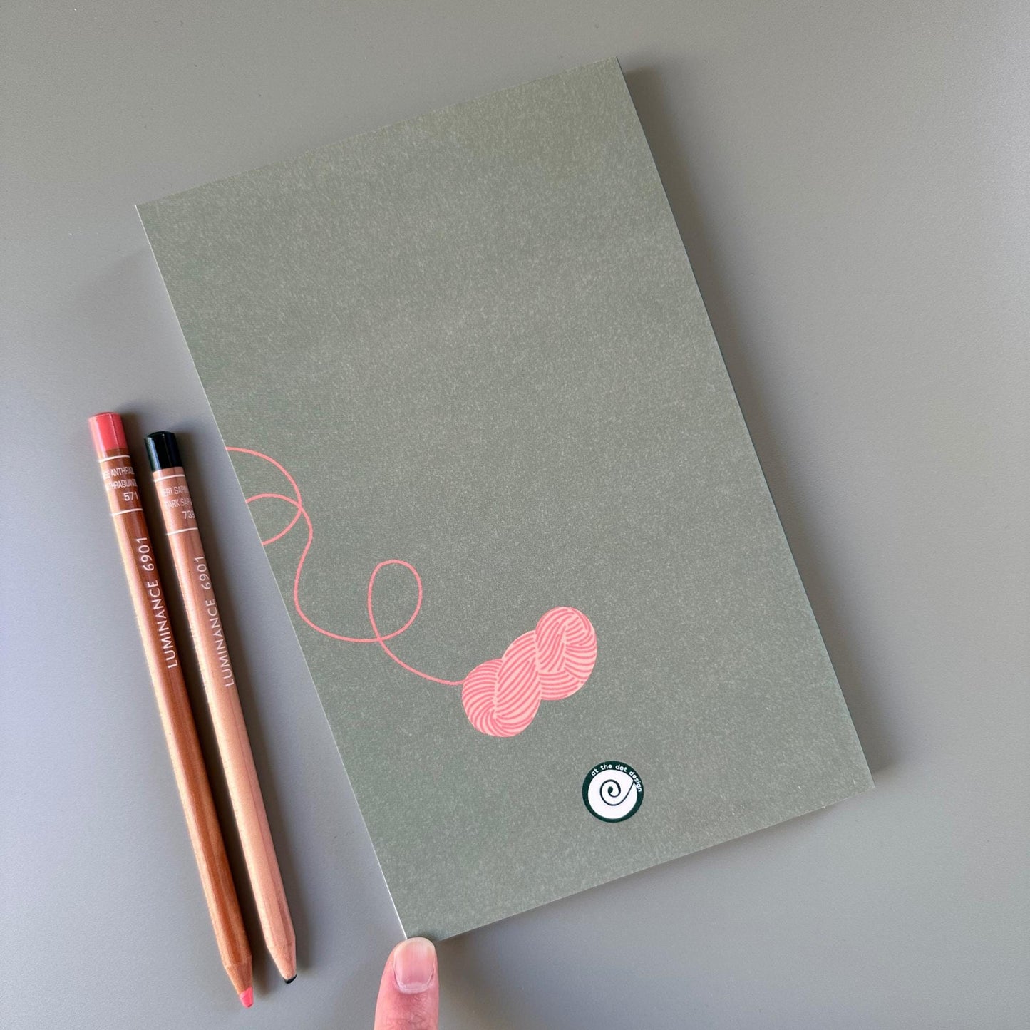 She's Crafty Craft Lover Dot Grid Notebook