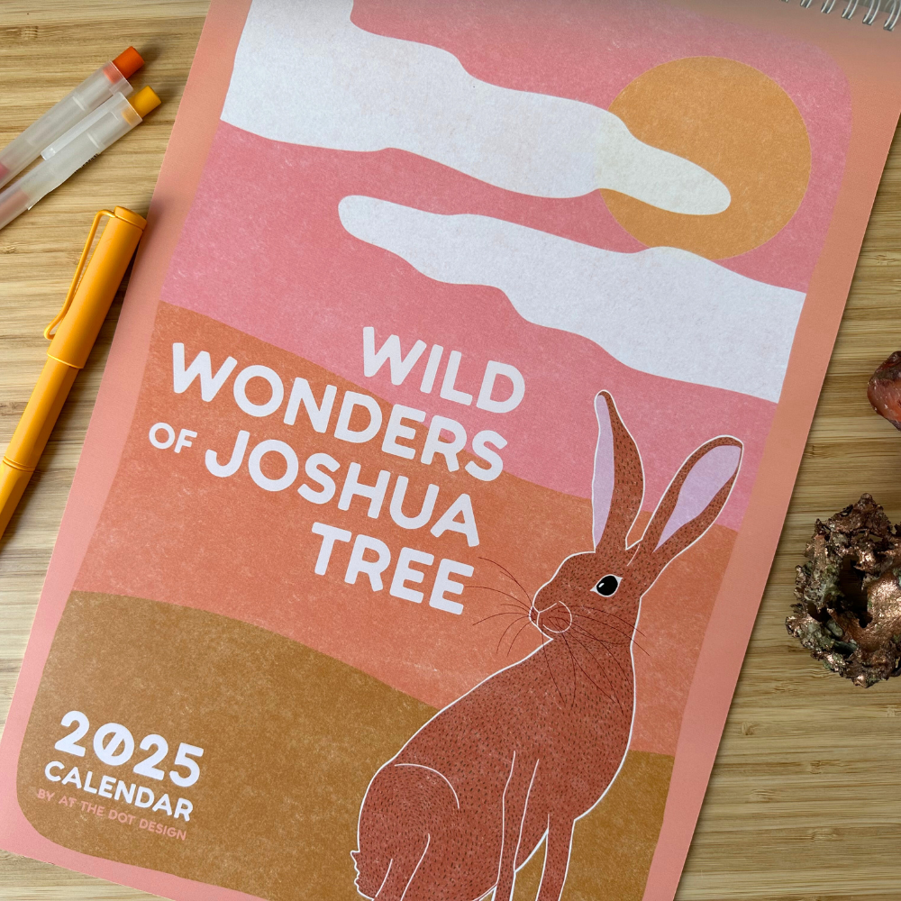 2025 Illustrated Joshua Tree Desert Wall Calendar