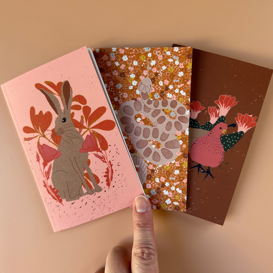 Desert Pocket Notebook Trio
