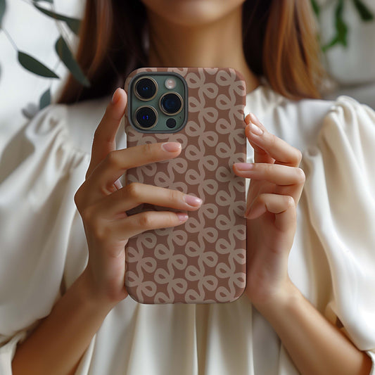 Geometric Squiggle iPhone Case